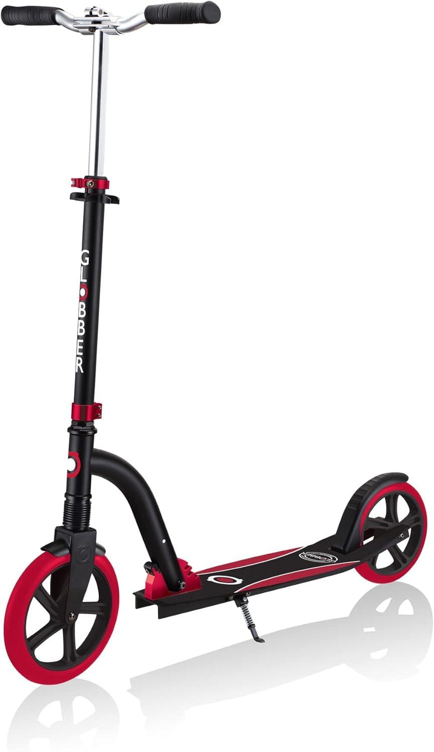 imageGlobber NL Series Foldable Kick Scooter 2Wheel Adult amp Kids Scooter 8 Safe NonSlip Deck amp Premium Brakes
