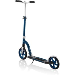 Globber NL Series Scooter | 2-Wheel Kick Scooter for Adults & Kids 8+ | Foldable Kick Scooter with Safe, Non-Slip Deck & Premium Brakes | 3 Height Adjustable Big Wheel Scooter for Boys & Girls